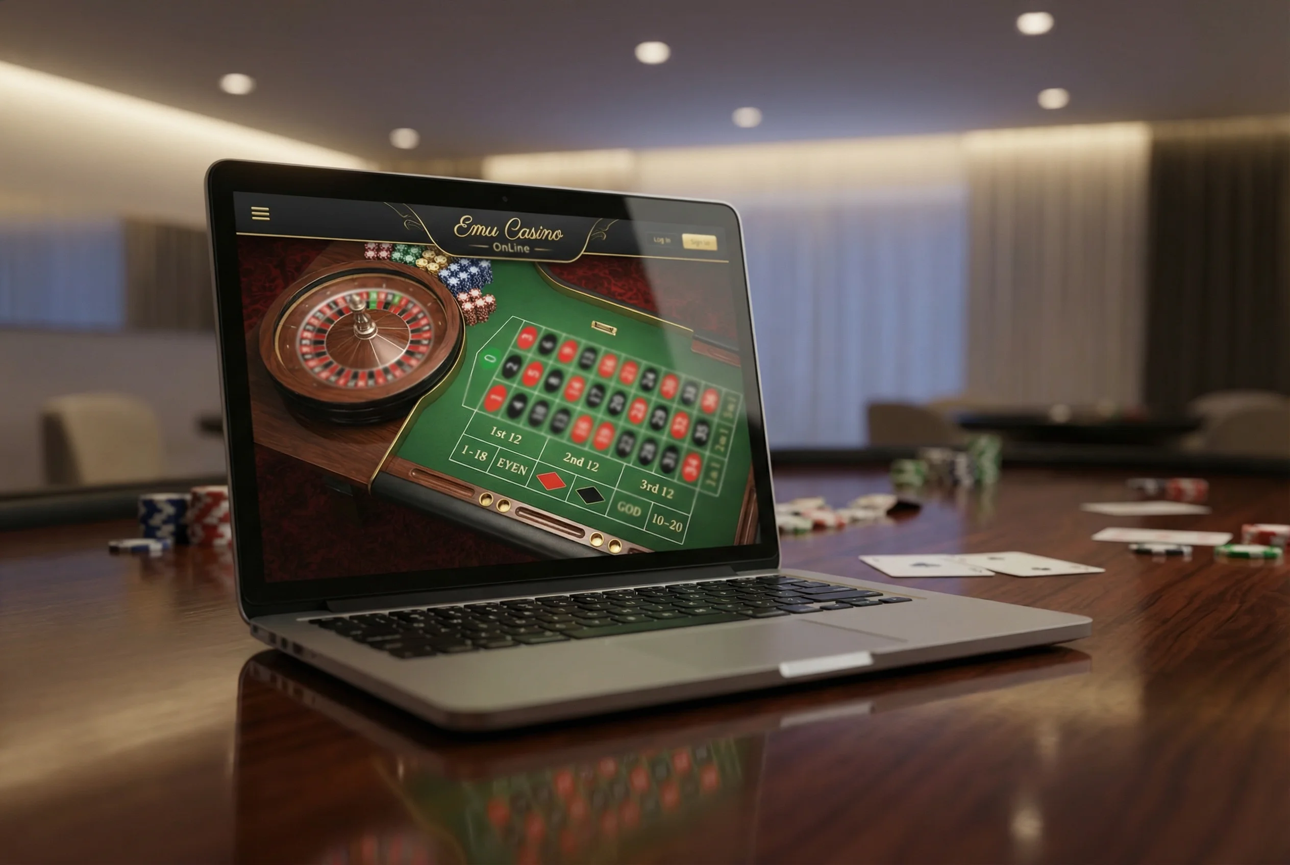 Vibrant slot machine game interface